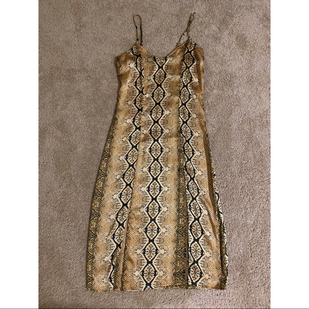 Reptile Midi Dress